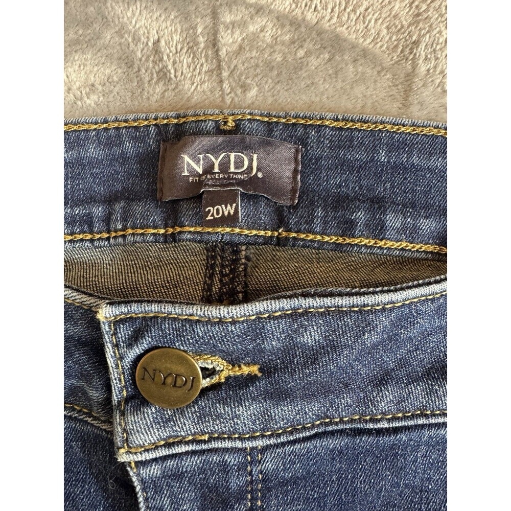 NYDJ Not Your Daughter Jeans Womens Size 20 Marilyn Straight Cropped Cuffed NWT - Picture 2 of 9